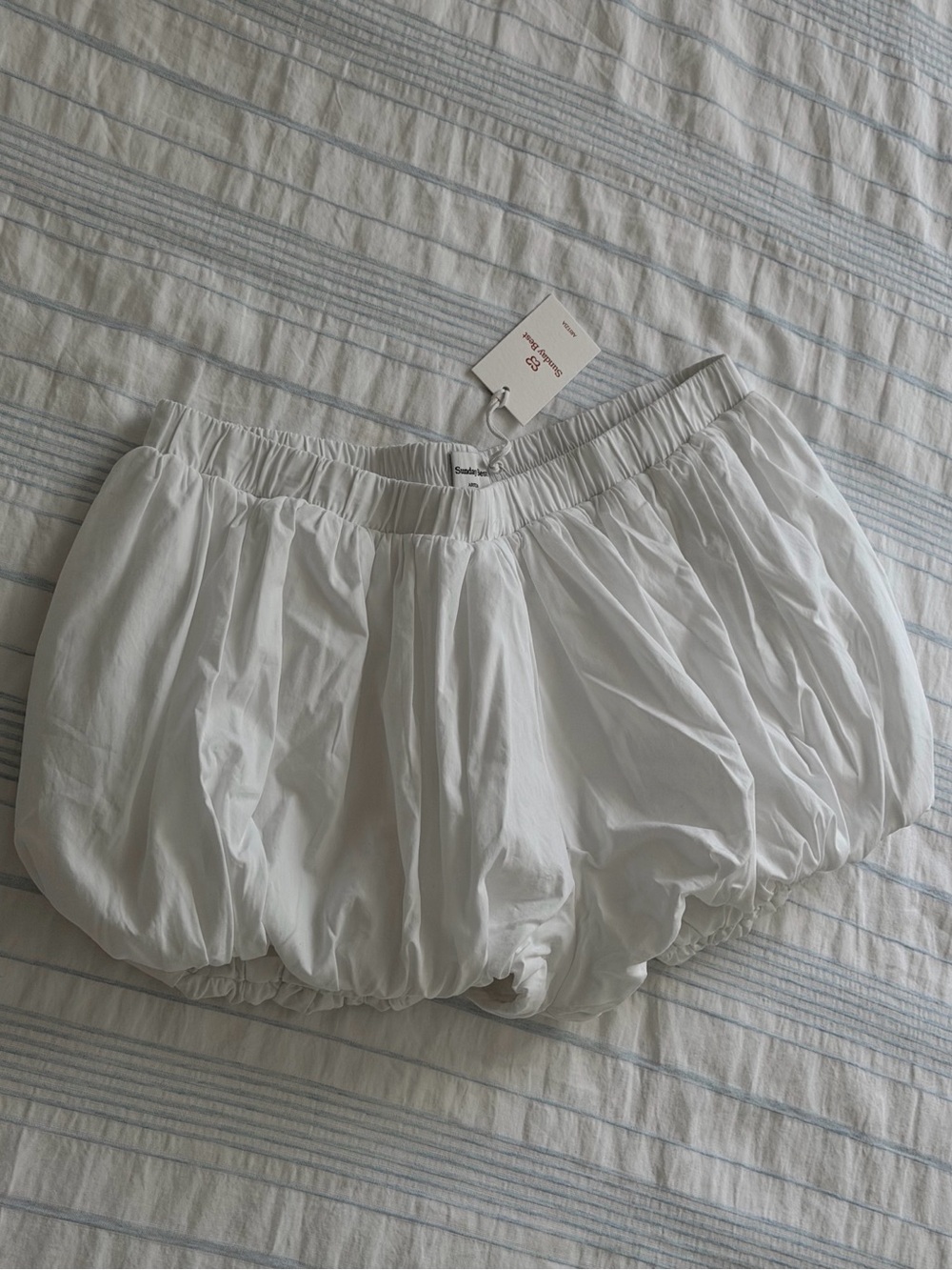 Aritzia White Bubble Shorts - Women's Intimates